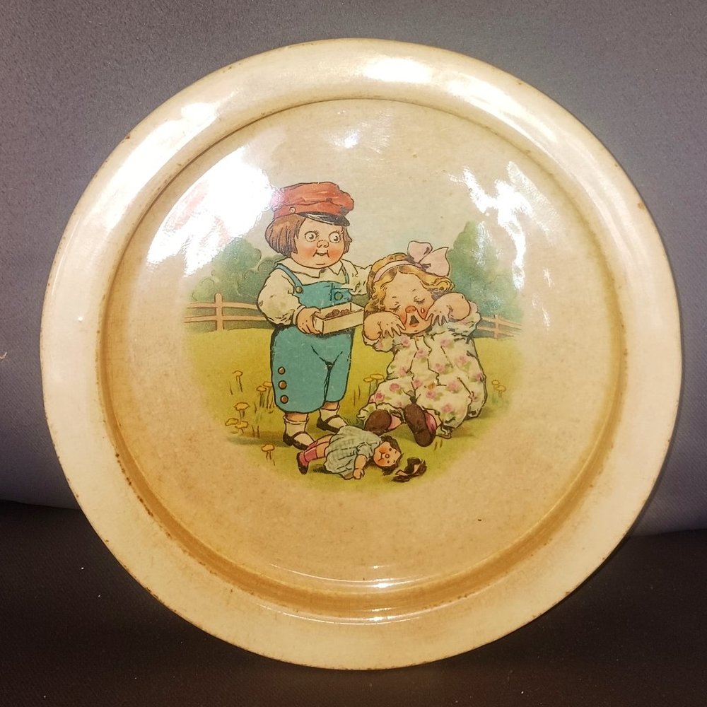 Vintage Campbell Soup Bowl Buffalo Pottery